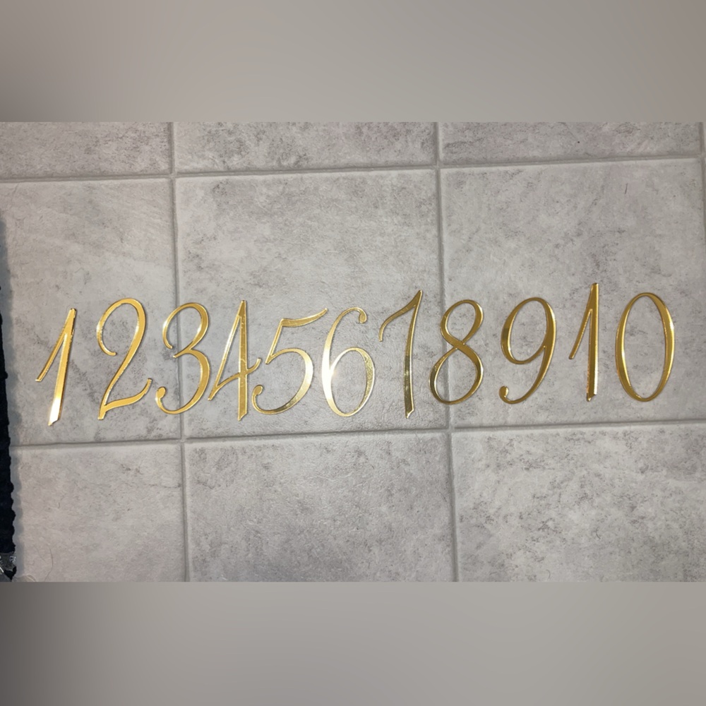 Gold Numbers 1-10